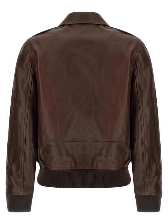 26FW 아페쎄 가죽 자켓 가엘  재킷 브라운 - A.P.C.