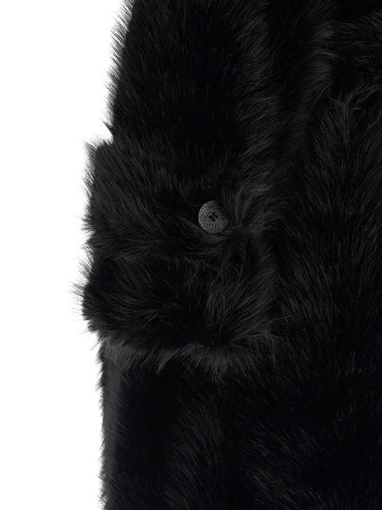 26FW 비비 쿠튀르 무스탕 재키 퍼 블랙 - B&B COUTURE