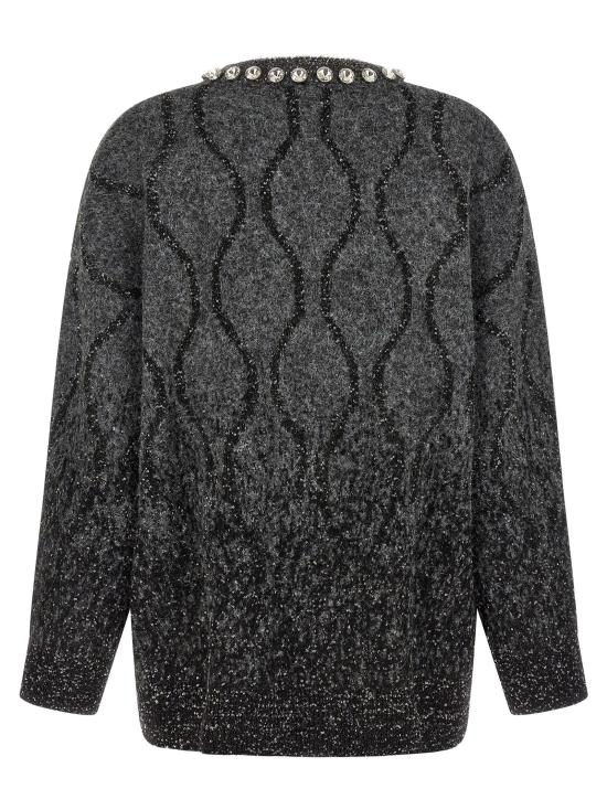 26FW 핑코 스웨터 르노 스웨터 및 가디건 회색 - PINKO