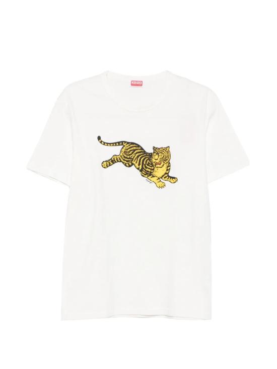 26FW 겐조 반팔 티셔츠 FG65TS1654SG 02 OFF WHITE