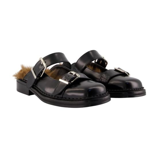 26FW 시몬로샤 뮬/슬리퍼 BRG23F 0740 BLACK BROWN black - SIMONE ROCHA