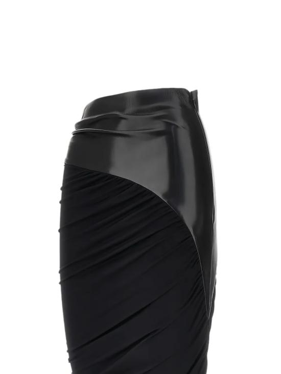 26FW 안다마네 롱 스커트 T200321A TJV053 999 Black - ANDAMANE