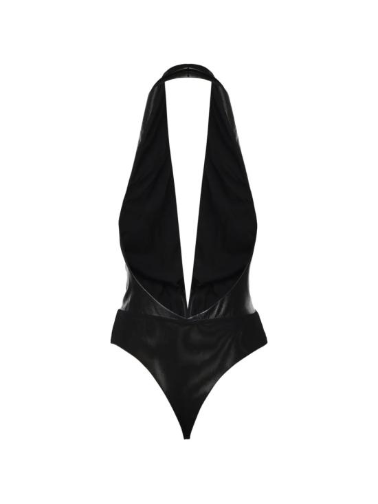 26FW 안다마네 바디수트 티셔츠 T200763A TNP152 999 BLACK - ANDAMANE