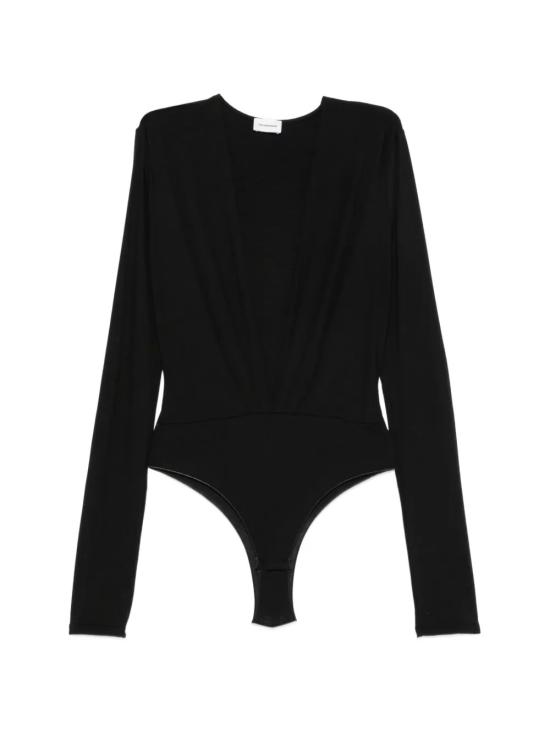 26FW 안다마네 바디수트 티셔츠 T200771A TJV053 999 BLACK
