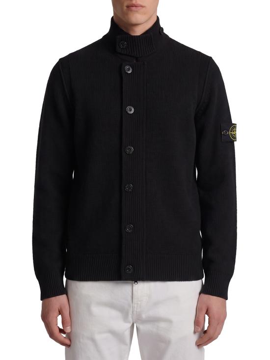 26FW 스톤 아일랜드 가디건 L2S15 5100047 S00A3 V0029 BLACK DOM