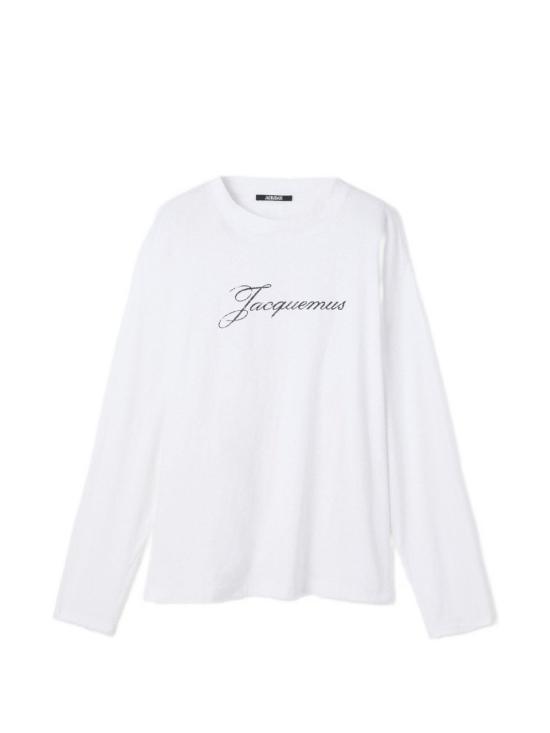 26FW 자크뮈스 반팔 티셔츠 TSU00351AJ00289 100 White