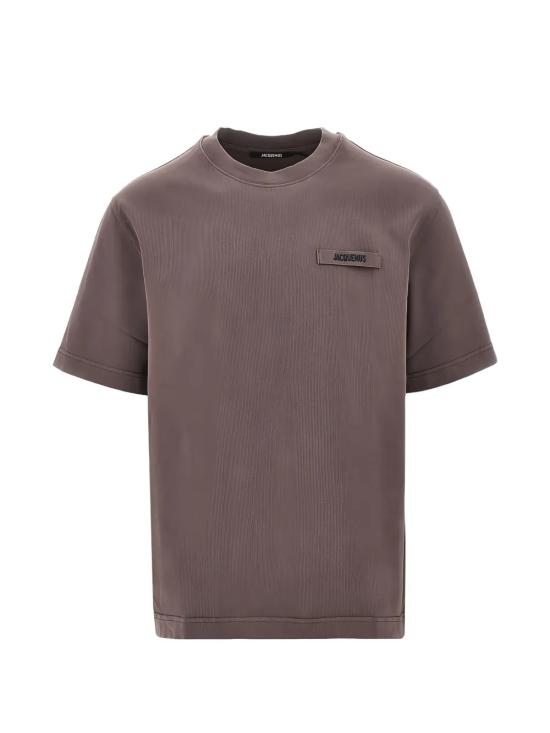 26FW 자크뮈스 그로그랭 로고 티셔츠 TSM00133AJ00226 850 Brown