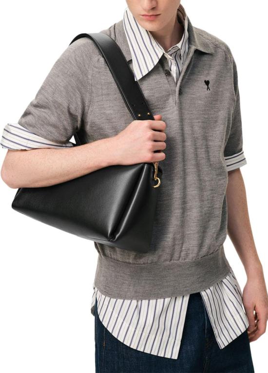 26FW 아미 숄더백 ULL712AL0103001 BLACK - AMI