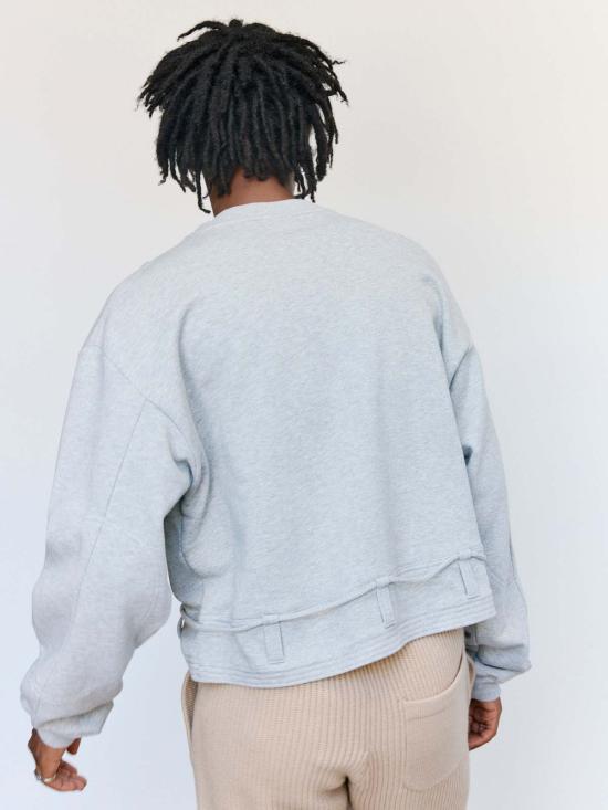  드리스 반 노튼 긴팔 티셔츠 Dries Van Noten Hasterfield 크롭 스웨트셔츠 - DRIES VAN NOTEN