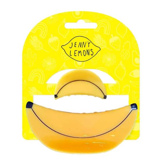  [키즈] Jenny Lemons 신생아/영아 완구 키즈 제니 레몬 미니 + 미 바나나 헤어 클립 세트