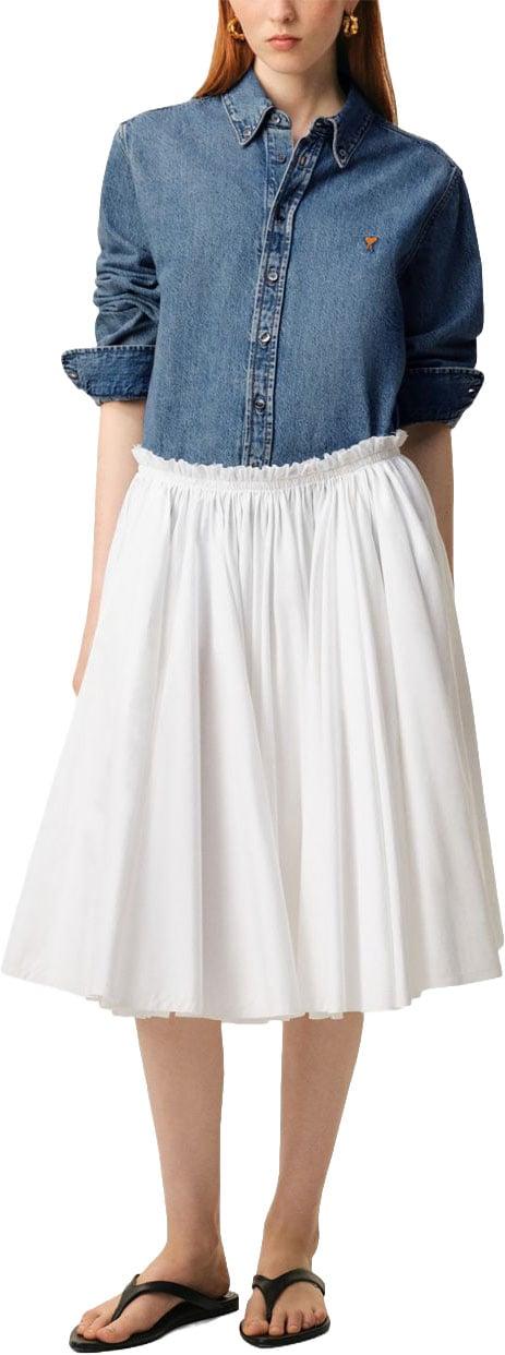 26FW 아미 데님 데님 셔츠 USH786DE0056480 BLUE - AMI