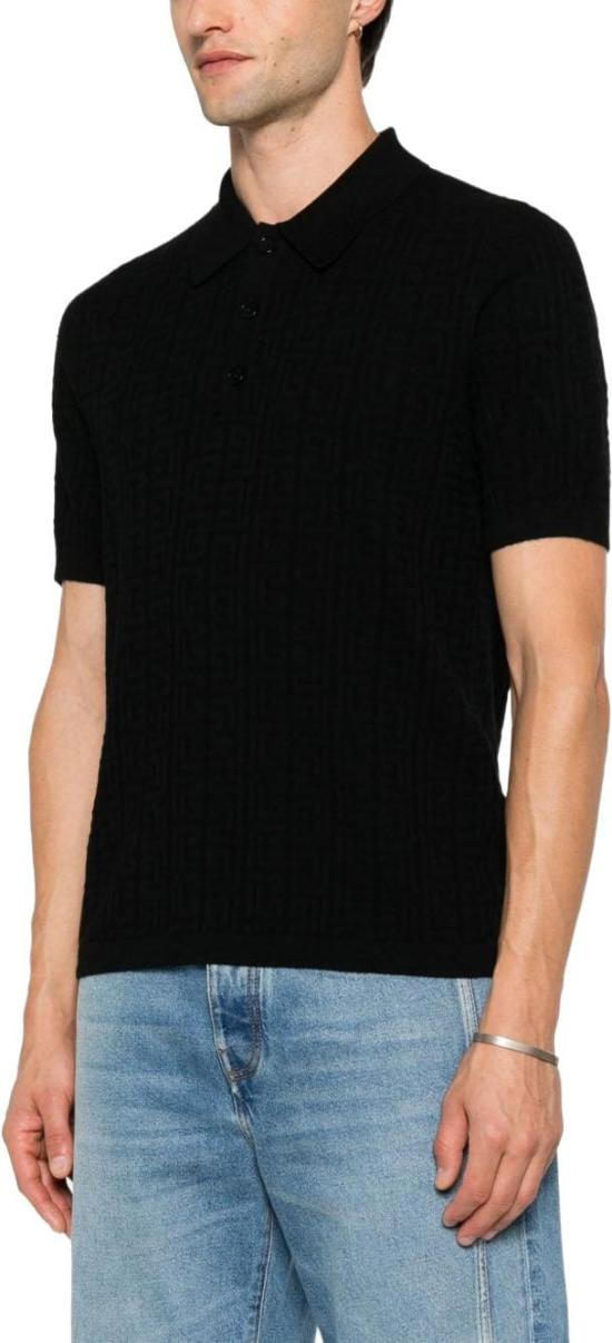 26FW 발망 폴로 티셔츠 HH1GB067KK310PA BLACK - BALMAIN