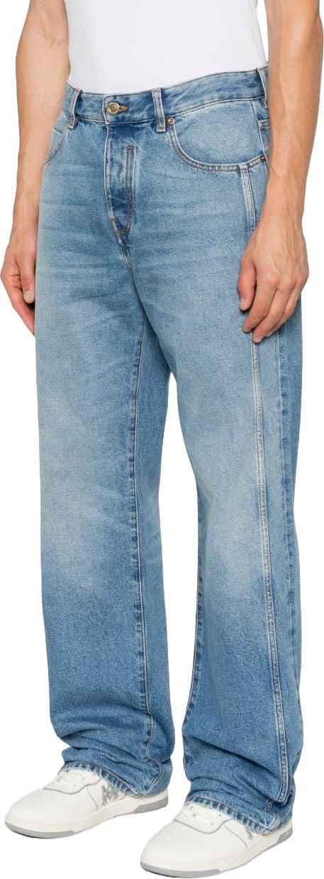 26FW 발망 데님 팬츠 HH1ML138DG266FF BLUE - BALMAIN