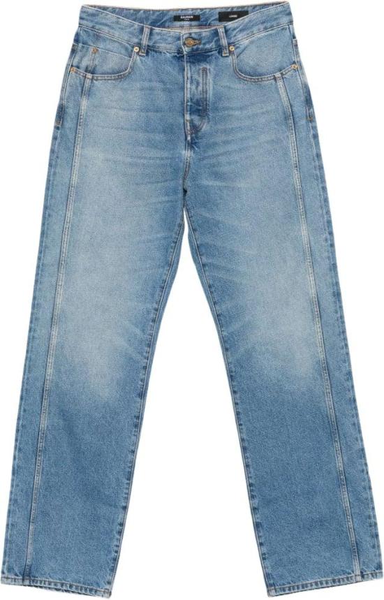 26FW 발망 데님 팬츠 HH1ML138DG266FF BLUE