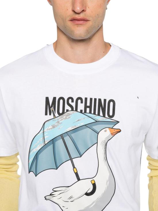 26FW 모스키노 탑 J071652411001 WHITE - MOSCHINO