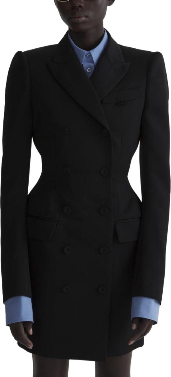 26FW 뮈글러 미디 원피스 26F1RO187410201999 BLACK