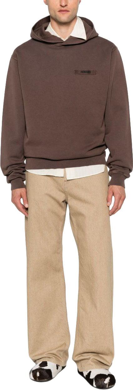 26FW 자크뮈스 그로그랭 후드 티셔츠 HOM00247AJ00126850 BROWN - JACQUEMUS