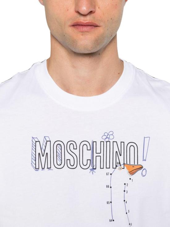 26FW 모스키노 탑 J071552411001 WHITE - MOSCHINO