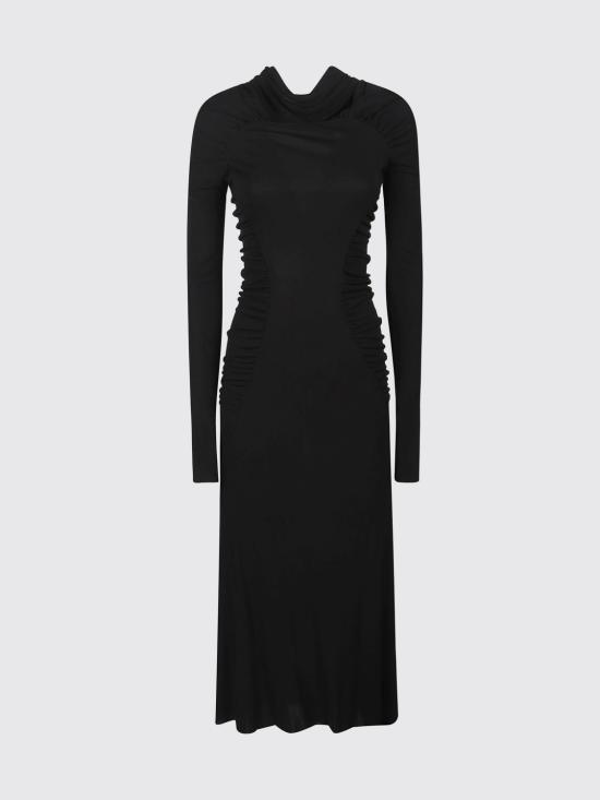 26FW 빅토리아 베컴 롱 원피스 1326WDR007472A 1 Black - VICTORIA BECKHAM