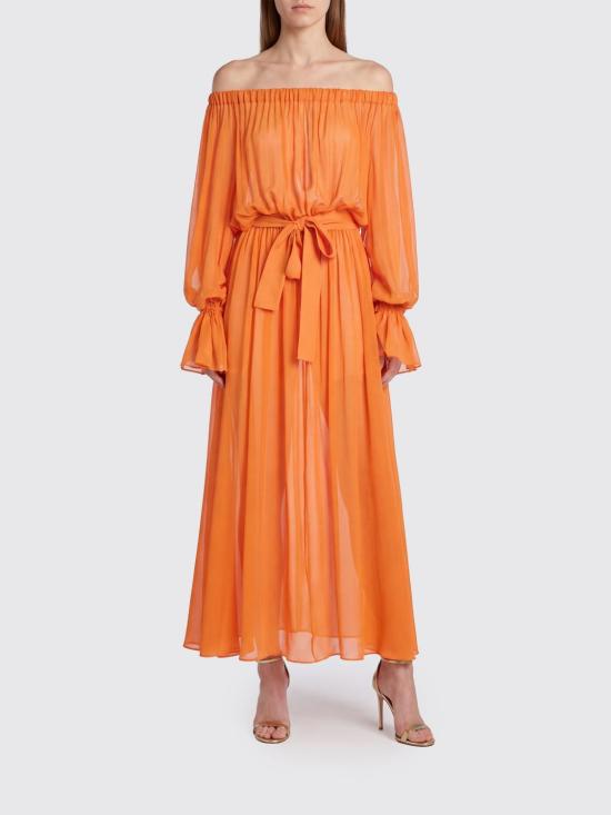 26FW Collini Milano 1937 롱 원피스 26SSABD020 0009 Orange