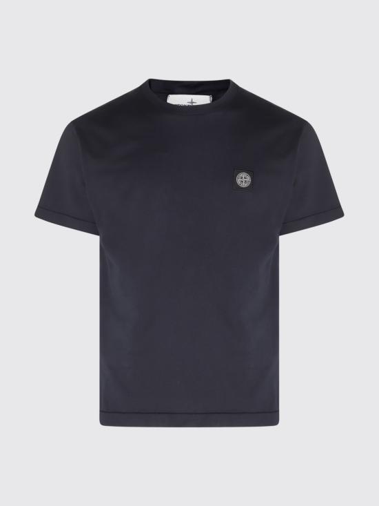 26FW 스톤 아일랜드 반팔 티셔츠 2100027S0013 V0020 Navy - STONE ISLAND
