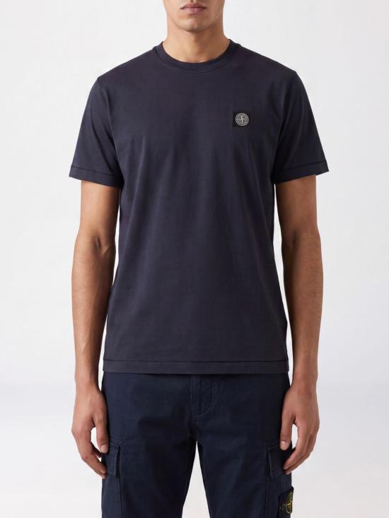 26FW 스톤 아일랜드 반팔 티셔츠 2100027S0013 V0020 Navy