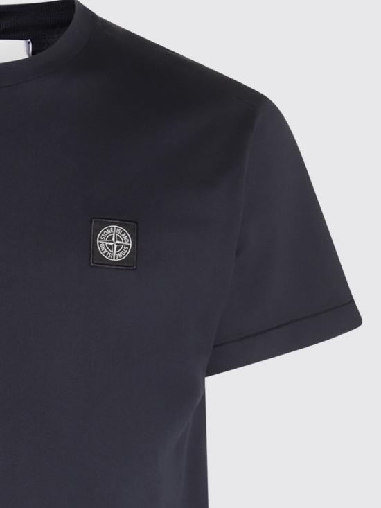 26FW 스톤 아일랜드 반팔 티셔츠 2100027S0013 V0020 Navy - STONE ISLAND