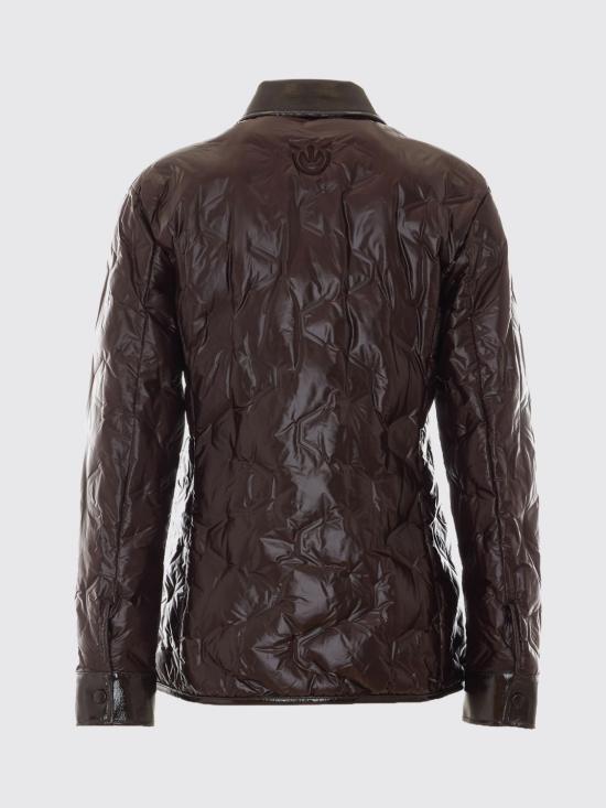 26FW 핑코 숏패딩 107163A3FI L72 Brown - PINKO