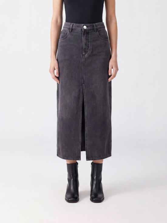 26FW 이자벨마랑 스커트 JU0480FAB1H07I 02FK Black
