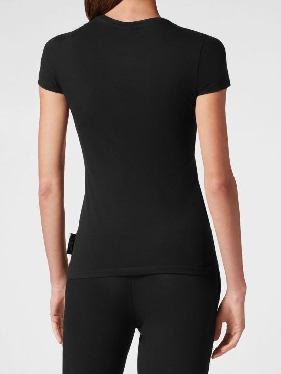 26SS 플레인스포츠 반팔 티셔츠 SADCWTK3075SJY001N 02 Black - PLEIN SPORT
