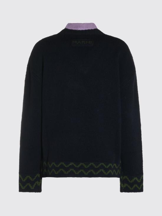 26FW 마르니 터틀넥 GCMD0679Q0UFH100 00B84 Blue - MARNI