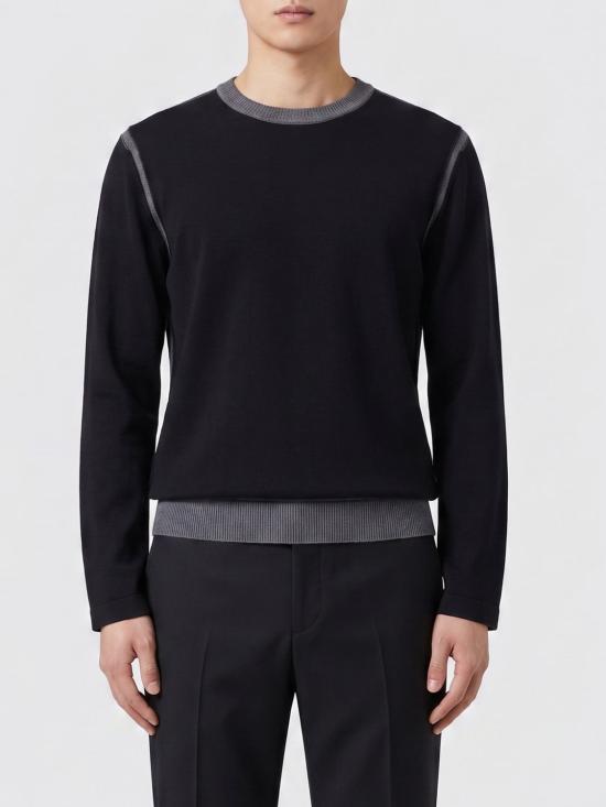 26FW MM6 메종마르지엘라 스웨터 SH0HL0047M13280 961 Black