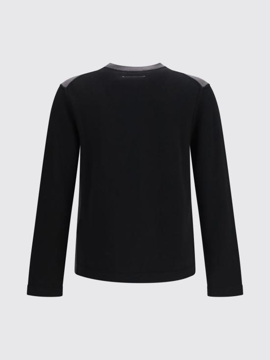 26FW MM6 메종마르지엘라 스웨터 SH0HL0047M13280 961 Black - MM6 MAISON MARGIELA