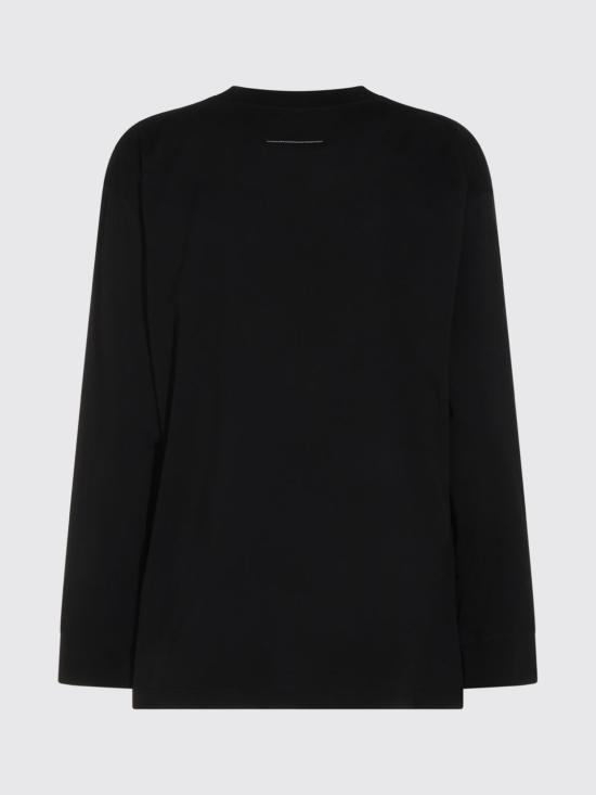 26FW MM6 메종마르지엘라 긴팔 티셔츠 S52GC0370M20258 900 Black - MM6 MAISON MARGIELA