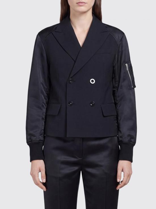 26FW 사카이 자켓 2608564 001 Black