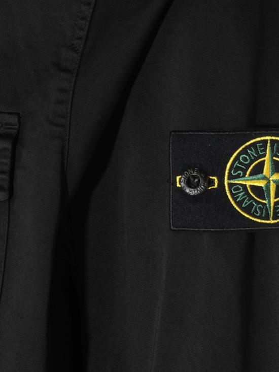 26FW 스톤 아일랜드 긴팔 셔츠 1200010S0012 V0029 Black - STONE ISLAND