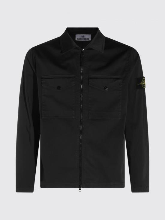26FW 스톤 아일랜드 긴팔 셔츠 1200010S0012 V0029 Black - STONE ISLAND