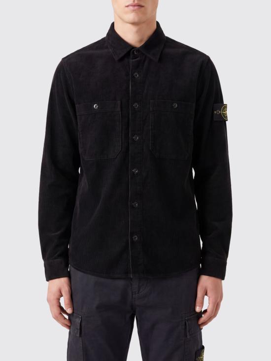 26FW 스톤 아일랜드 긴팔 셔츠 1200042S0144 V0029 Black