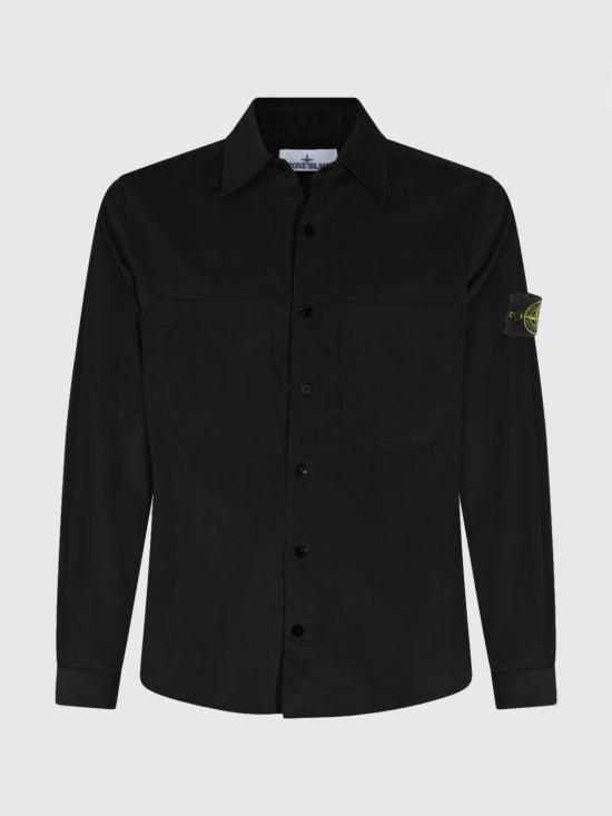 26FW 스톤 아일랜드 긴팔 셔츠 1200042S0144 V0029 Black - STONE ISLAND