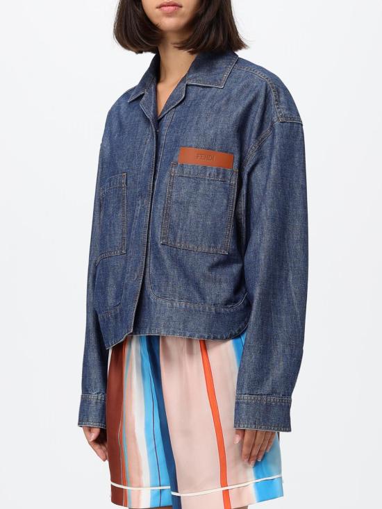 26FW 펜디 자켓 FLF861AW8H F0QB0 Blue - FENDI