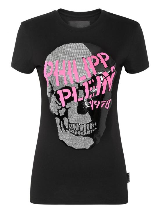 26SS 필립 플레인 반팔 티셔츠 LABCWTK1914PTE003N 02 Black - PHILIPP PLEIN