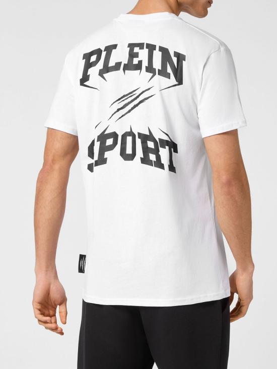 26SS 플레인스포츠 반팔 티셔츠 FADCMTK7560STE003N 0102 White - PLEIN SPORT