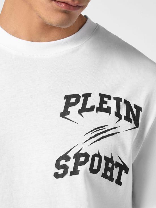 26SS 플레인스포츠 반팔 티셔츠 FADCMTK7560STE003N 0102 White - PLEIN SPORT