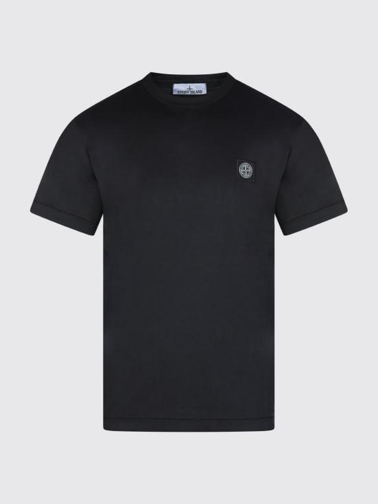 26FW 스톤 아일랜드 반팔 티셔츠 2100027S0013 V0029 Black - STONE ISLAND