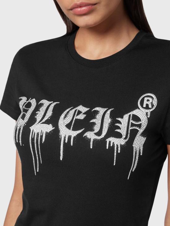 26SS 필립 플레인 반팔 티셔츠 LABCWTK1506PTE003N 02 Black - PHILIPP PLEIN