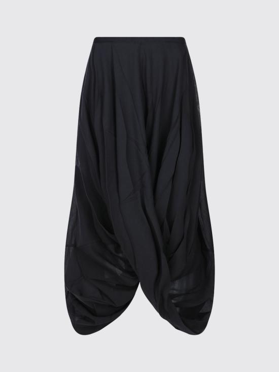 26FW 토템 롱 스커트 253WRB0306FB0430 001 Black - TOTEME