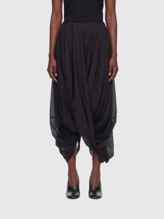 26FW 토템 롱 스커트 253WRB0306FB0430 001 Black
