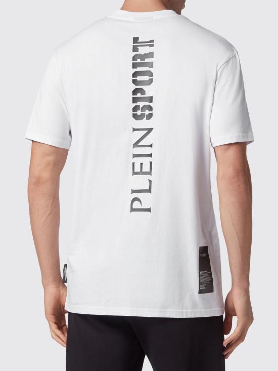 26SS 플레인스포츠 반팔 티셔츠 SACCMTK6027SJY001N 01 White 1 - PLEIN SPORT
