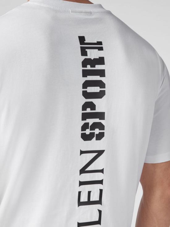26SS 플레인스포츠 반팔 티셔츠 SACCMTK6027SJY001N 01 White 1 - PLEIN SPORT