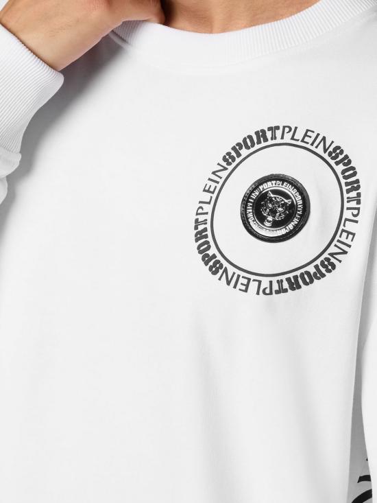 26SS 플레인스포츠 긴팔 티셔츠 FADCMJO1273STE003N 01 White - PLEIN SPORT